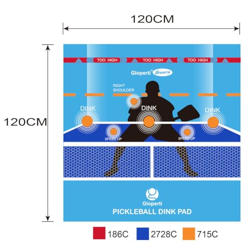 Pickleball Training Dink Pad Master Practice Aid Soft Feeling Fabric Material for Indoor & Outdoor Use Precision & Game Improvement