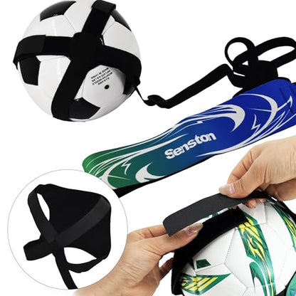 Senston Soccer/Volleyball Training Belt-Fits Ball Size 3, 4, and 5-Universal Training Belt for Youth & Adult Athletes, Flexible Length Design (Durable Nylon Material) - color: Green