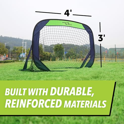 Sport Squad Portable Soccer Goal Net Set - size: 2 Pack