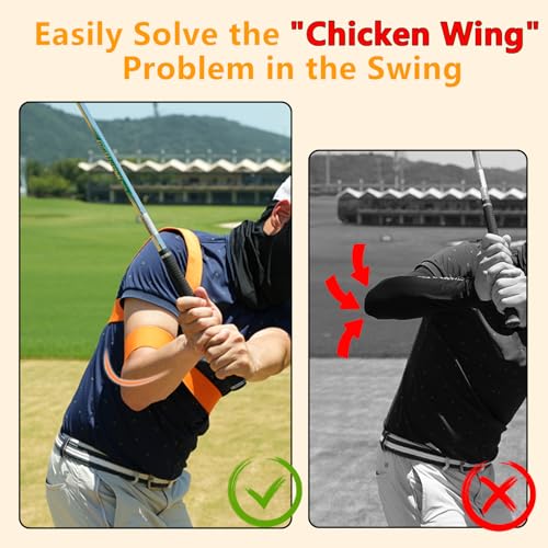 Golf Grip Trainer | Golf Swing Training Aid for Golf Wrist Practice, Slider Golf for Beginners Golfs Sports to Improve Swing Stability, Golf Swing Correcting Arm Accessories