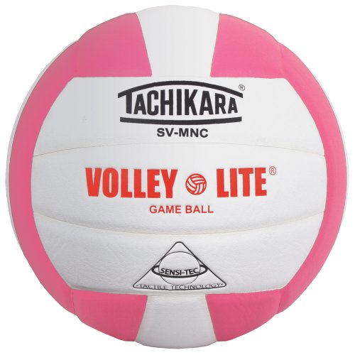 Tachikara Volley-Lite Additional Colors (EA) - color: Pink/White, style: Volleyball