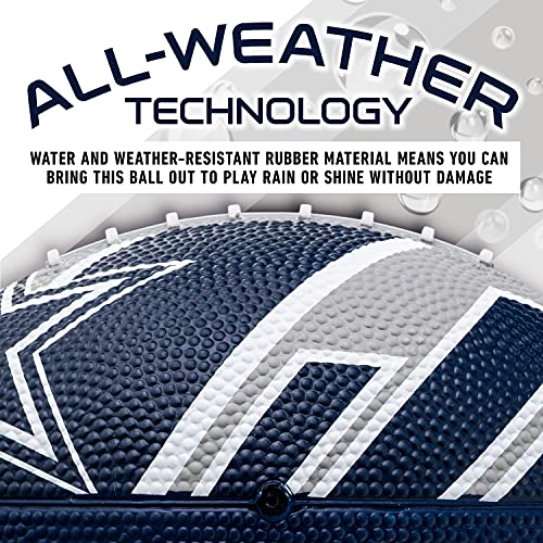 Franklin Sports NFL Team Footballs - Rubber Youth Mini Balls for All Teams - Kids 8.5" Football + Air Pump Sets - Official NFL Licensed - style: Dallas Cowboys