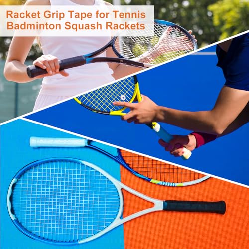 Tennis Racket Grip Tape, Anti-Slip Tennis Overgrip Stretchy - color: Green
