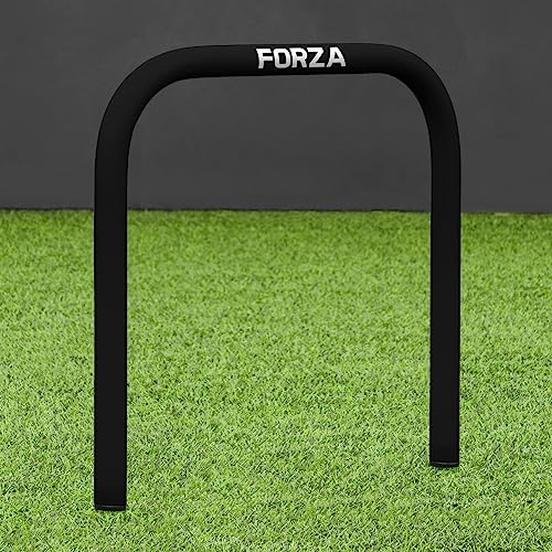 FORZA Pro Soccer Passing Arcs | Set of 4 Elite-Level Soccer Targets to Enhance Passing Techniques & Accuracy - Optional Carry Bag & Bases - color: Black, size: Without Bases