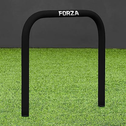 FORZA Pro Soccer Passing Arcs | Set of 4 Elite-Level Soccer Targets to Enhance Passing Techniques & Accuracy - Optional Carry Bag & Bases - color: Black, size: Without Bases