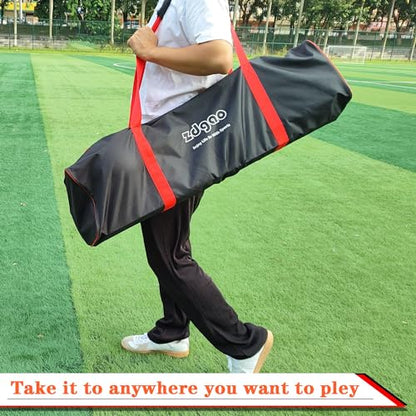 12FT/18FT Portable Volleyball Training Net for Hitting or Serving Drills, Outdoor & Indoor Freestanding Practice Net With Height Adjustable, Carry Bag - style: 12ft volleyball practice net