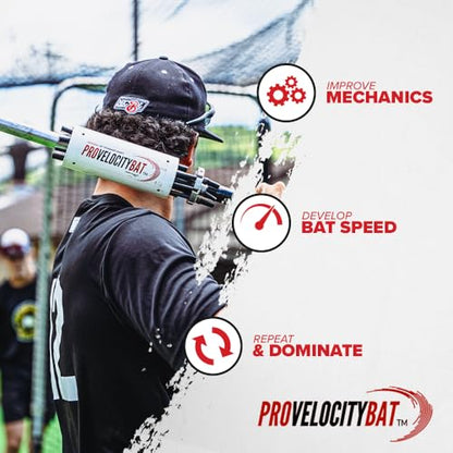 ProVelocity - Baseball Swing Trainer, Increases Bat Speed, Improves Swing Mechanics - style: 30" Youth