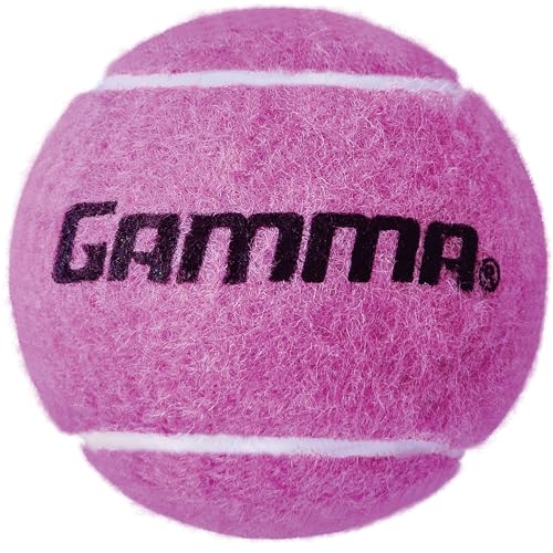 Gamma Pressureless Tennis Balls for Tennis Practice and Lessons, Longer-Term Durability and More Bounce Than Standard Tennis Balls, Pink, Bag of 18