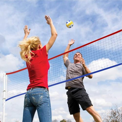 Beach Volleyball Net Outdoor - 31x3Ft Professional, Heavy Duty Portable, Adjustable Durable Design, Easy Setup System | Backyard Pool Beachs Court for Backyard Pool Beach Court