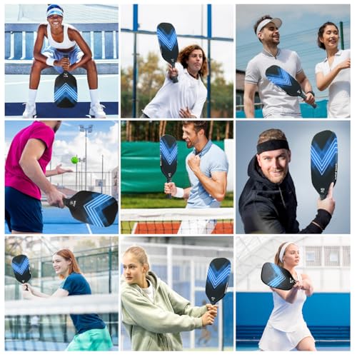 Pickleball Paddles, USAPA Carbon Fiber Pickleball Paddle with Pickle Ball Paddle Cover, Pickle Ball Raquette Pickle Ball Racket Edgeless Style