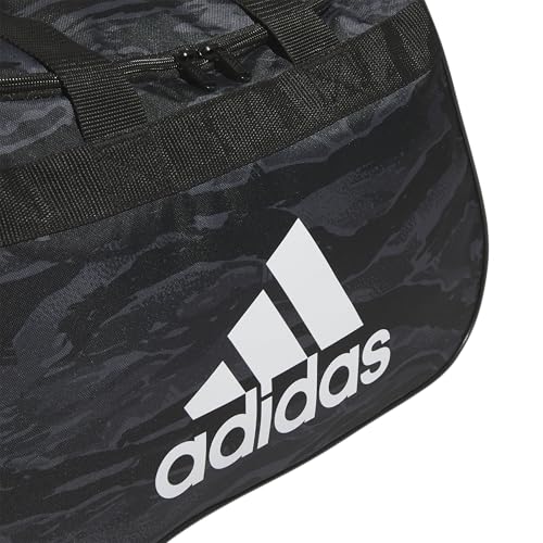 adidas Power Gym Duffel Bag – Athletic & Lightweight for Sports – Diablo - color: Essential Camo Black/Black/White/Diablo