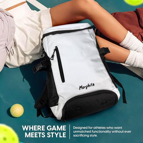 Performance Backpack – Sleek, Lightweight Bag for Padel, Pickleball, Travel & Everyday Use – Unisex Sports Style with Laptop Sleeve & Paddle Pocket
