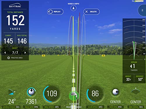 SkyTrak Golf Launch Monitor and Golf Simulator with Metal Protective Case