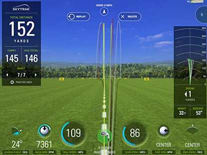 SkyTrak Golf Launch Monitor and Golf Simulator with Metal Protective Case