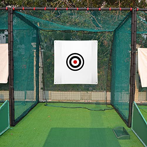 58" x 58" Golf Target Cloth - Hitting Practice Target for Indoor/Outdoor Training - style: White