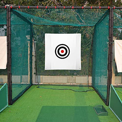 58" x 58" Golf Target Cloth - Hitting Practice Target for Indoor/Outdoor Training - style: White