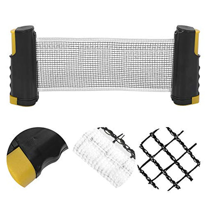 Table Tennis Net Rack, Retractable PingPong Paddle Net 170cm/66.9in Table Tennis String Tension Equipment for Game Table Accessories