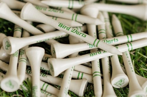 Premium Bamboo Wood Golf Tees, 18/72/180 Units (Packs of 18), 2 ¾ Golf Tees in Cigarette-Style Packaging, Durable, Biodegradable, Golf Tees Wood for Stylish Golfers - size: 18 Units (Pack of 1)