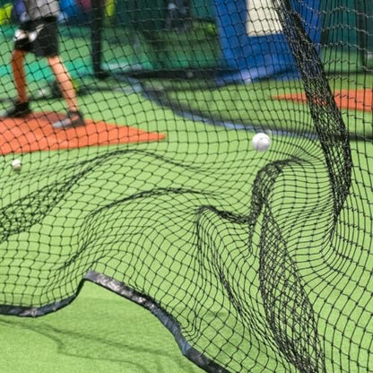 Baseball Backstop Nets | Professional Grade Sports Netting Available in 82 Sizes - 100% Weatherproof with Overlocked Edges - size: 10' X 12'