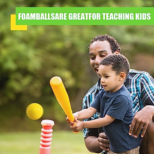 Dimpled Softballs 11 Inch Pitching Machine Softballs for Hitting and Fielding Practice12PACK （one Dozen） - color: yellow