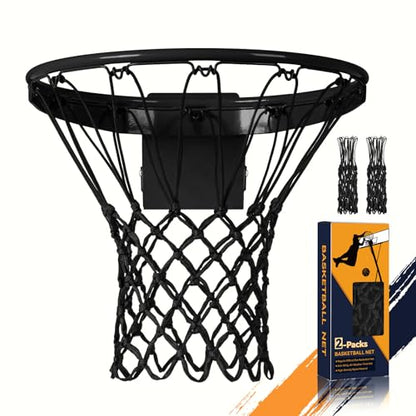Professional Basketball Net Replacement, Heavy Duty Nylon 12 Loops, All Weather Anti-Whip Basketball Hoop Net Fits Standard Indoor Outdoor Rims, Gift Box Packaging (Net Only)