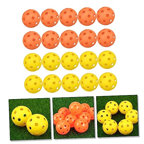 Indoor Golf Practice Balls Durable Hollow Design for Consistent Flight for Golfing and Space Use