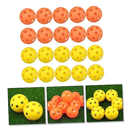 Indoor Golf Practice Balls Durable Hollow Design for Consistent Flight for Golfing and Space Use
