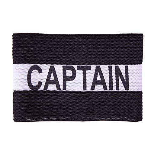 Crown Sporting Goods Captain Armband, Adult Team Sports Athletic Accessory, One-Size Elastic - color: Black
