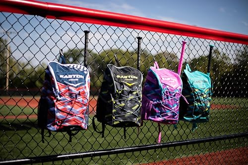 Easton | MOXIE Backpack Equipment Bag | Baseball / Softball | T-Ball / Rec / Travel | Multiple Styles - color: USA