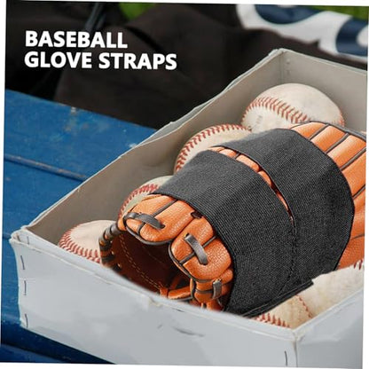 POPETPOP Elastic Baseball Glove Strap Glove Wrap for Baseball Softball Catcher Nylon Mitten Wrap Adjustable Band Accessory