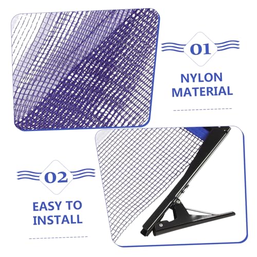 BESPORTBLE Standard Table Tennis Net with Portable Rack Lightweight Easy Setup for Indoor and Table Tennis Enthusiasts and Casual Players