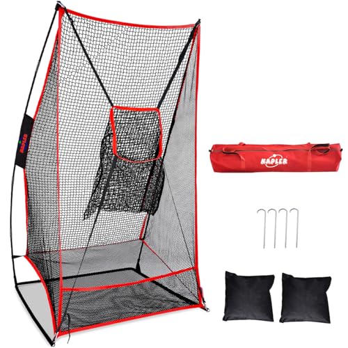 Kapler 2-in-1 Football Kicking Throwing Net - 6x3ft Portable Field Goal w/Two Detachable Target for Punt/Kick/Pass/Snap/Throw Training - Youth and Adults Backyard Outdoor Home Use
