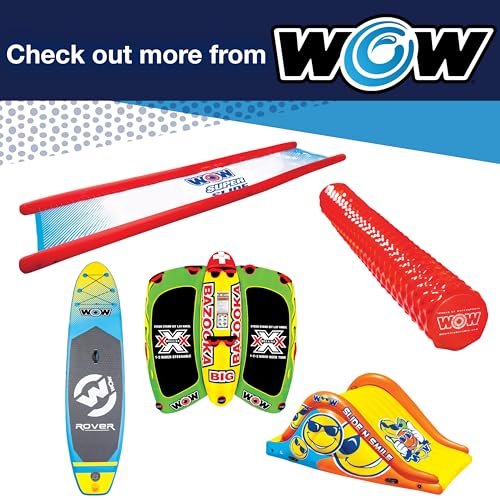 WOW Sports Electric Air Inflator, Air Pumps for Inflatables, Towables and Others, Comes with DC Power Adapter and Cord, 1.0 PSI