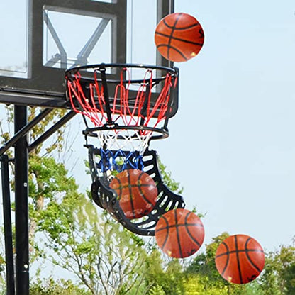 Portable Basketball Return Attachment Shot Returner, Basketball Hoop Returner Basketball Shot Return Apparatus Basketball Shot Returner Portable Lightweight Basketball Return, 360° Rotatable