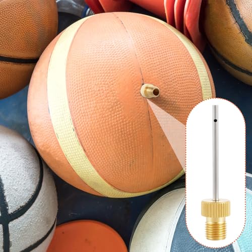 12pcs Ball Pump Needles, Stainless Steel Air Pump Inflation Devices Accessories, Air Inflator Needles Pins for Basketball Football Volleyball- Silver