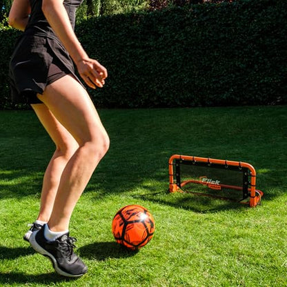 Flick Urban Mini Wall Soccer Rebounder - Portable Football Rebounder Net - Soccer Training Equipment Designed to Improve Your Soccer Training with Multi-Sport Functionality - 66cm x 31cm