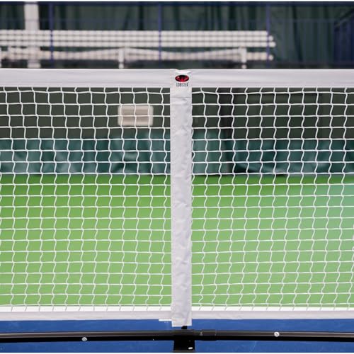 Lobster Sports - Indoor & Outdoor Portable Weatherproof Pickleball Net System with Metal Posts, Official Game Regulation Size, Durable Bag Included