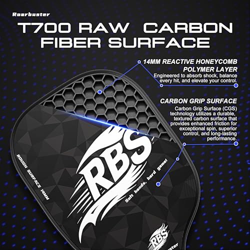 Pickleball Paddles Set of 2 or Single Option-Fiberglass or Carbon Fiber Face – Durable Solo Paddle or Complete Set with Balls & Carry Bag – Improved Spin & Precision - color: Black-Carbon Fiber Set