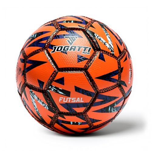 Nova Futsal Ball – Professional Match Quality Indoor Soccer Ball Size 4 - Durable PU Textured Surface, Butyl Bladder, Multi-Layered, 32 Hand-Stitched Panels, IMS Standard