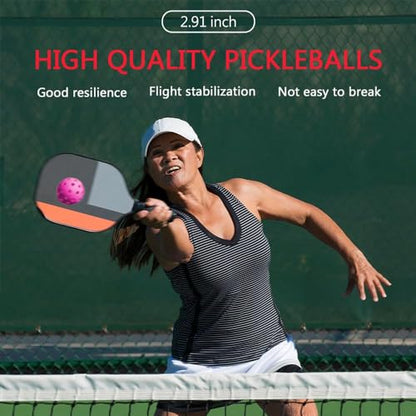 6 Pack Sports Outdoor Pickleballs - 40 Pickleball Balls - USA Pickleball Balls (USAPA) Approved - Official US Open Ball - color: Pink, style: 36 - Pack