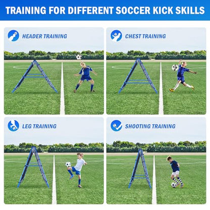 Volleyball Baseball Rebounder Net, Softball Rebounder Pitchback Net Quick Adjustments, Quick Adjustments Lacrosse Bounce Back Practice Equipment, Ideal for Outdoor Indoor and Backyard Training - size: 5FTx4FT, style: Dual-Sided Multi-Sport Rebounder