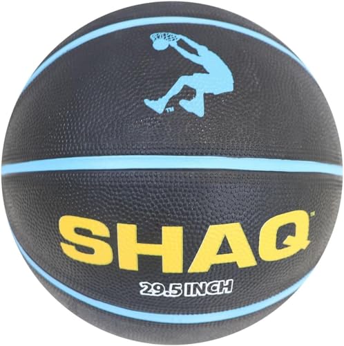 Shaq Official Size 7 Indoor/Outdoor Basketball - Optimal Grip, Durable Performance, All-Weather, Versatile Use