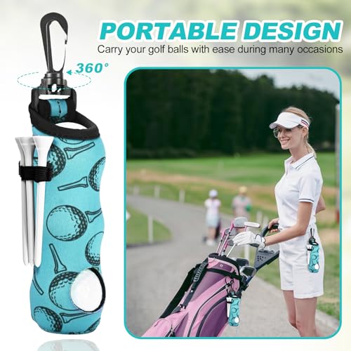 17 Pcs Golf Accessories Kit, Includes Cleaner Brush, Towel, Plastic Tees, Golf Ball Bag with Hook, Ball Marker Divot Tool, Score Counter, Essentials Kit for Women Man Gifts