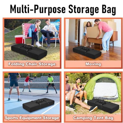 Starting Block Carry Bag, Heavy Duty Large Portable Duffel Bag with Comfortable Padded Handle and Double zip, for Sports Equipment Storage Travel Camping