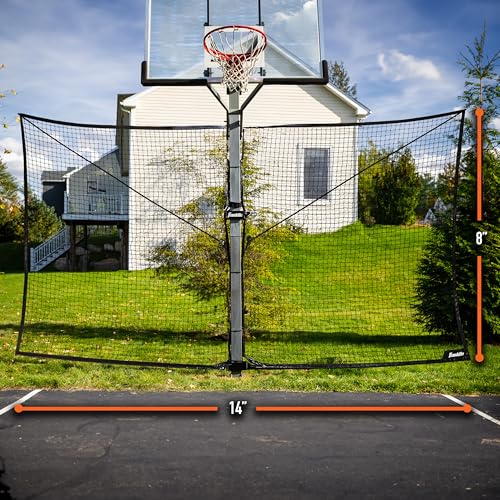 Franklin SportsBasketball Pass Back Rebounder - color: Black, size: 14' X 8'