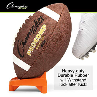 Champion Sports Football Kicking Tee – Heavy-Duty Kickoff Tee in Multiple Styles & Sizes - style: Heavy Duty Kicking Tee (1 Inch)