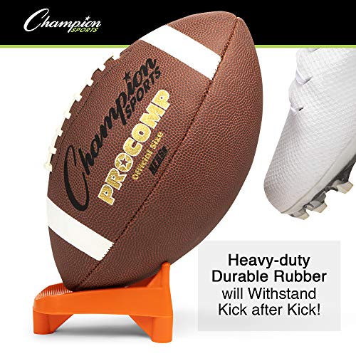 Champion Sports Football Kicking Tee – Heavy-Duty Kickoff Tee in Multiple Styles & Sizes - style: Heavy Duty Kicking Tee (1 Inch)