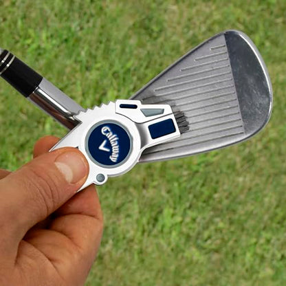 Callaway 4-in-1 Golf Divot Repair Tool - color: Navy/Silver