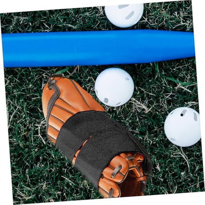 Outanaya Adjustable Baseball Glove Wrap Stretchy Nylon Strap for Comfortable Fit Breathable Open Design Enhances Grip for Catchers Softball Gloves Durable and Flexible Accessory