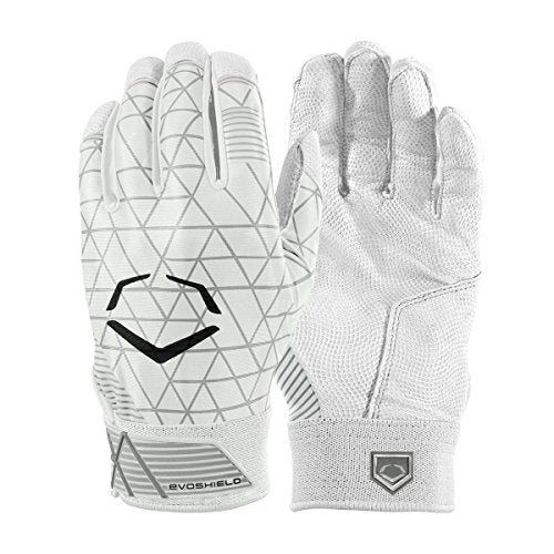 Evoshield EvoCharge Protective Batting Gloves - color: White, size: Small, style: Youth